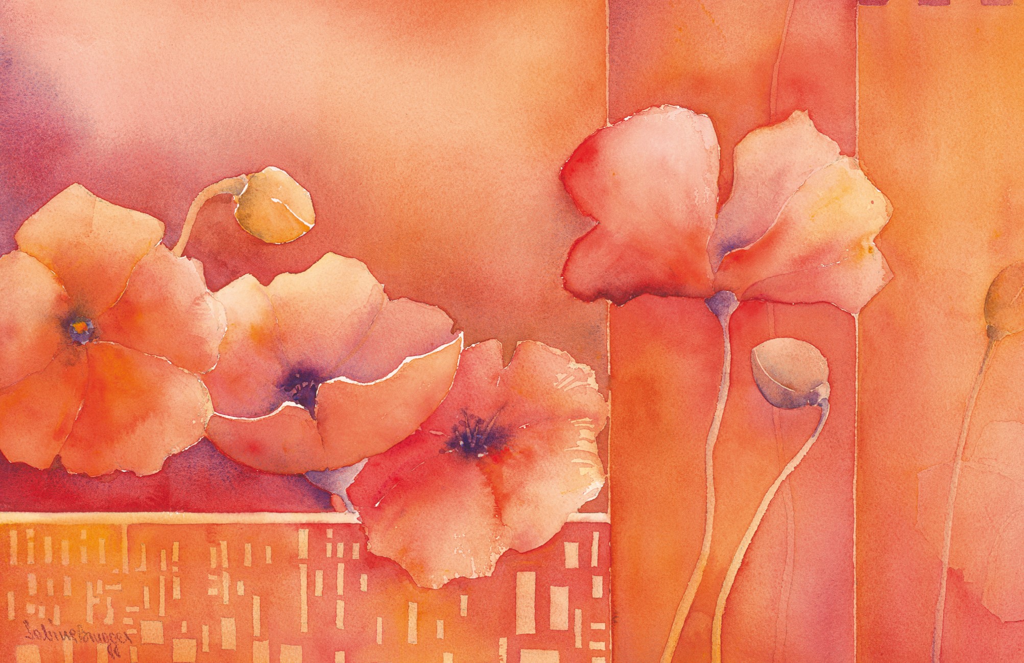 Mohnblumen, Sabine Brugger – Bild 1