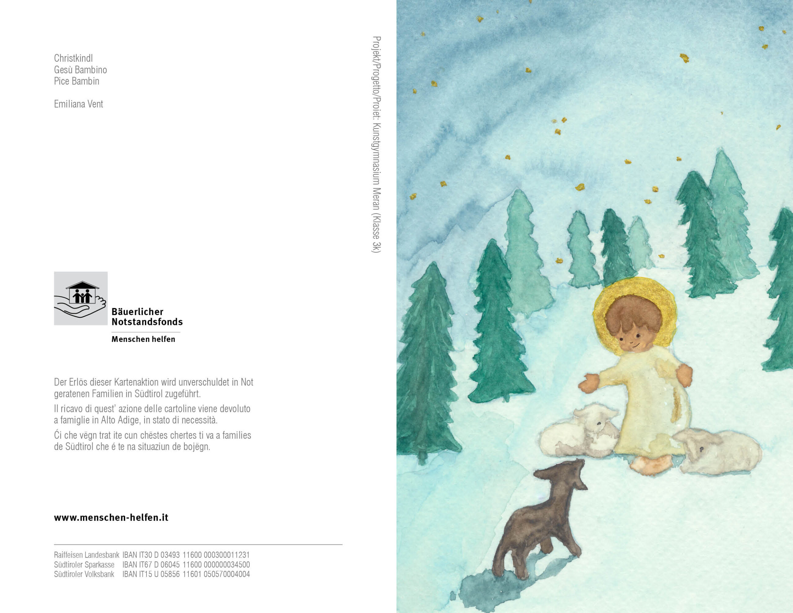 Christkindl, Emiliana Vent (Projekt Kunstgymnasium Meran - Klasse 3k) – Bild 2